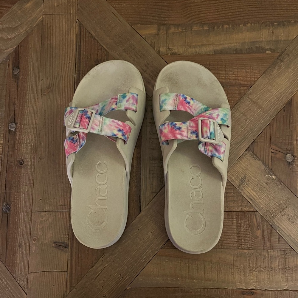 Chaco Women's Sandals - Tie-Dye and Cream